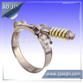 Hose clamp with spring,Especially for strong clamp